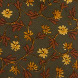 Pre Owned Hermes Green Printed Silk Tie