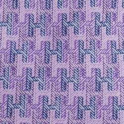 Hermes [T5] Purple/White/Pink SAINT VALENTIN Heavy Twill Silk Tie 8 cm  BNWT!