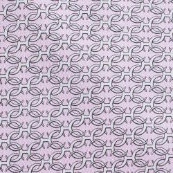 Pre Owned Hermes Lilac Printed Silk Tie