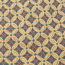 Pre Owned Hermes Multicolor Diamond Printed Silk Tie