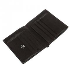 Hermes Dark Brown Alligator Bi Fold Wallet