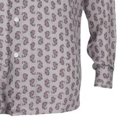 Hermes Men's Beige Printed Shirt L
