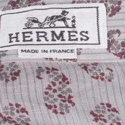 Hermes Men's Beige Printed Shirt L