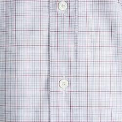Hermes Checked Cotton Long Sleeve Button Down Shirt L
