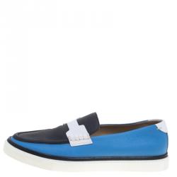 Hermes Multicolor Leather Loafers Size 43