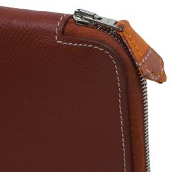 Hermes Brown Leather Silky daily Globe-Trotter Agenda