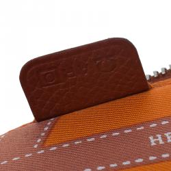 Hermes Brown Leather Silky daily Globe-Trotter Agenda