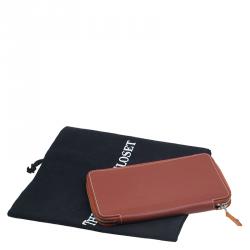 Hermes Brown Leather Silky daily Globe-Trotter Agenda