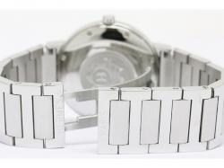 Pre Owned Hermes Grey Stainless Steel Nomade Men's Wristwatch 36MM
