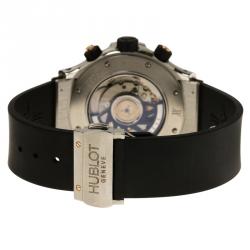 Hublot Black 18K Rose Gold and Stainless Steel Super B Flyback Men's Wristwatch 42MM