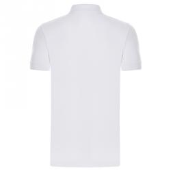 Pre Owned Boss by Hugo Boss White Pima Cotton Short Sleeve Polo Shirt L