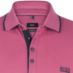 Boss by Hugo Boss Pink Cotton Logo Short Sleeve Polo Shirt XL