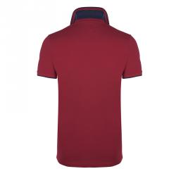 Boss by Hugo Boss Red Cotton Logo Short Sleeve Polo Shirt M