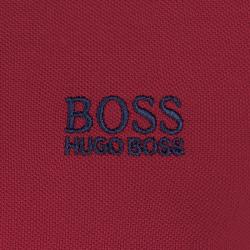 Boss by Hugo Boss Red Cotton Logo Short Sleeve Polo Shirt M