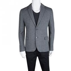 Hugo by Hugo Boss Grey Quilted Arwido Blazer M
