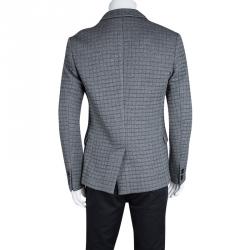 Hugo by Hugo Boss Grey Quilted Arwido Blazer M