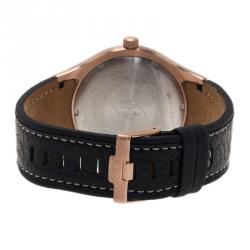 Jacques Lemans Black Gold-Plated Stainless Steel F1 Monza F5035 Men's Wristwatch 40MM