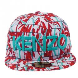 Pre Owned كاب كنزو بيسبول إكس نيو إيرا بالم نقوش أحمر مقاس 7 3/4