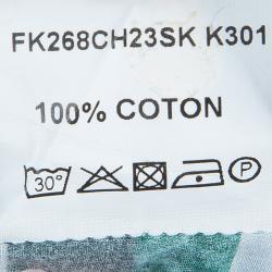 Pre Owned Kenzo Men's Multicolor Print Shirt M