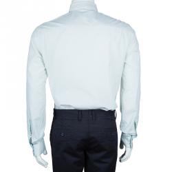 Pre Owned Kenzo Men's Light Blue Shirt L