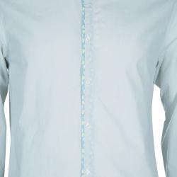 Pre Owned Kenzo Men's Light Blue Shirt L