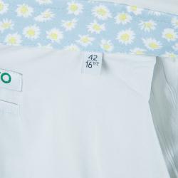 Pre Owned Kenzo Men's Light Blue Shirt L