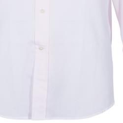 Pre Owned Lanvin Men's Pink Cotton Classic Collar Shirt L