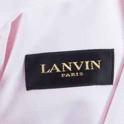 Pre Owned Lanvin Men's Pink Cotton Classic Collar Shirt L