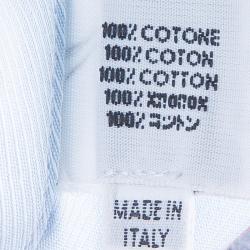 Pre Owned Lanvin Light Blue Cotton Classic Collar Shirt L