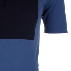 Pre Owned Lanvin Men's Blue Polo Shirt S