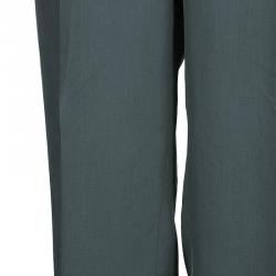 Lanvin Men's Gray Silk Double Breasted Suit XL