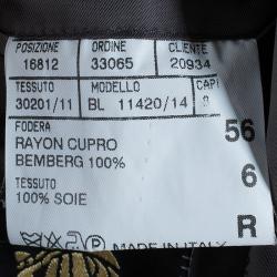 Lanvin Men's Gray Silk Double Breasted Suit XL