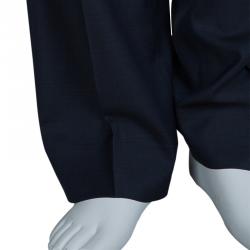 Pre Owned Lanvin Blue Wool Trousers XXL