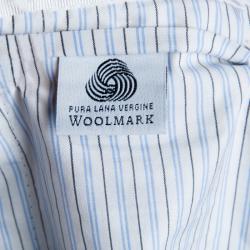 Pre Owned Lanvin Blue Wool Trousers XXL