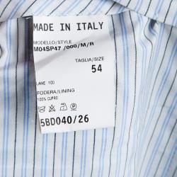 Pre Owned Lanvin Blue Wool Trousers XXL