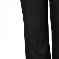 Pre Owned Lanvin Dark Grey Wool Trousers XXL