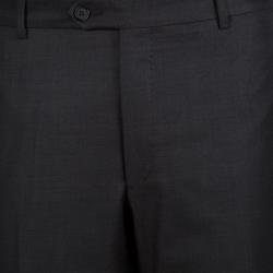 Pre Owned Lanvin Dark Grey Wool Trousers XXL
