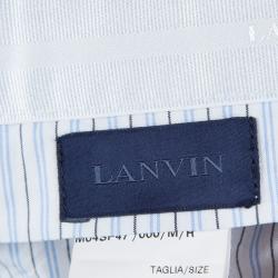 Pre Owned Lanvin Dark Grey Wool Trousers XXL