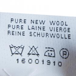 Pre Owned Lanvin Dark Grey Wool Trousers XXL