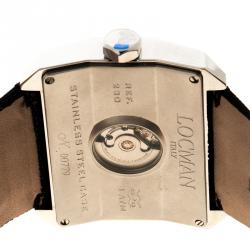 Locman Grey Limited Edition Otto N.00779 Sharkskin Men's Wristwatch 51MM 