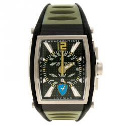 Locman Green Tremila N.0727 Rubber Men's Wristwatch 42MM