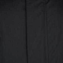 Loro Piana Black Storm System Jacket and Nutria Fur Vest Set 3XL