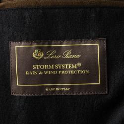Loro Piana Black Storm System Jacket and Nutria Fur Vest Set 3XL