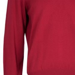 Pre Owned Loro Piana Men's Red Crewneck Sweater M