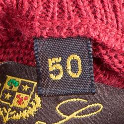 Pre Owned Loro Piana Men's Red Crewneck Sweater M