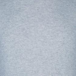 Pre Owned Loro Piana Grey Cashmere Sweater M