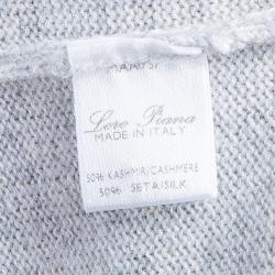 Pre Owned Loro Piana Grey Cashmere Sweater M