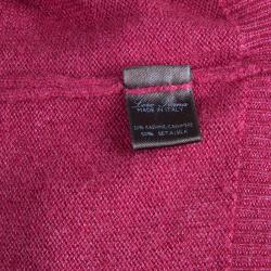 Pre Owned Loro Piana Men's Rasperry Red Cashmere Sweater M