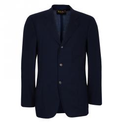 Pre Owned Loro Piana Navy Blue Voyager Jacket M
