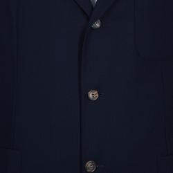 Pre Owned Loro Piana Navy Blue Voyager Jacket M